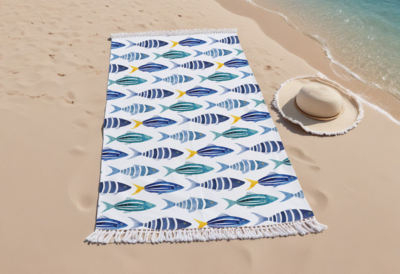 TELO MARE GURAMI FOUTA 90X170 Tellini S.r.l. Ingrosso Abbigliamento